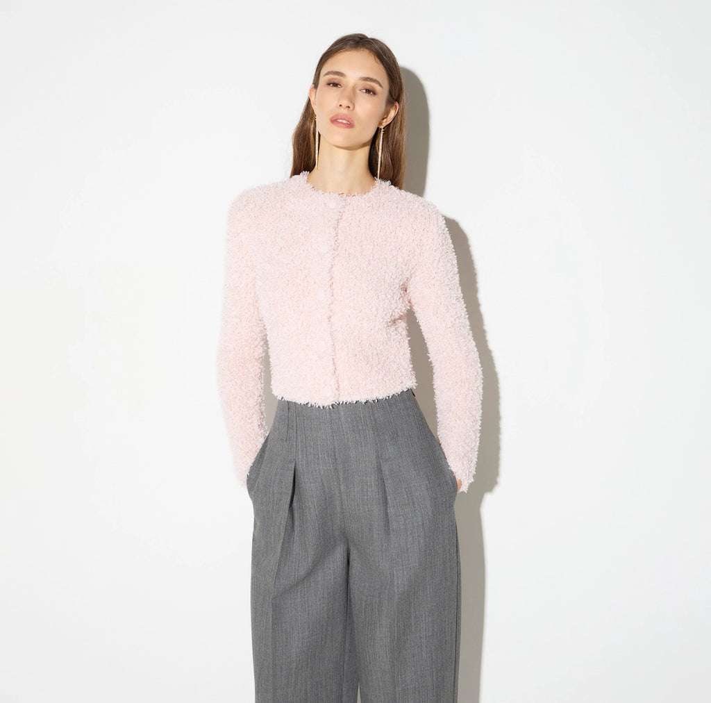 Pink marshmallow fleece jacket