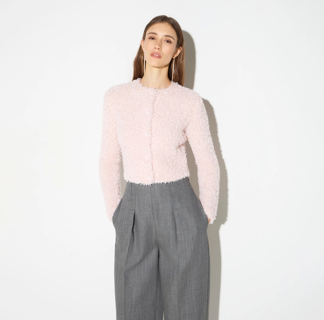 Pink marshmallow fleece jacket
