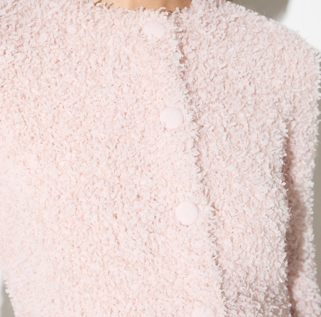 Pink marshmallow fleece jacket