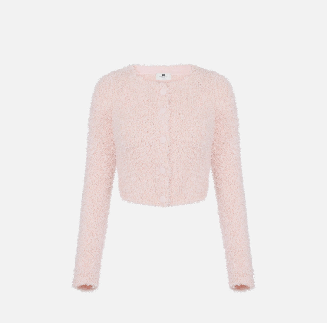Pink marshmallow fleece jacket