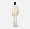 Ivory boucle oversized cardigan