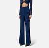 Navy tuxedo style trousers