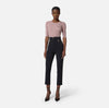 Black trousers with zipper accents