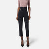 Black trousers with zipper accents