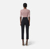 Black trousers with zipper accents