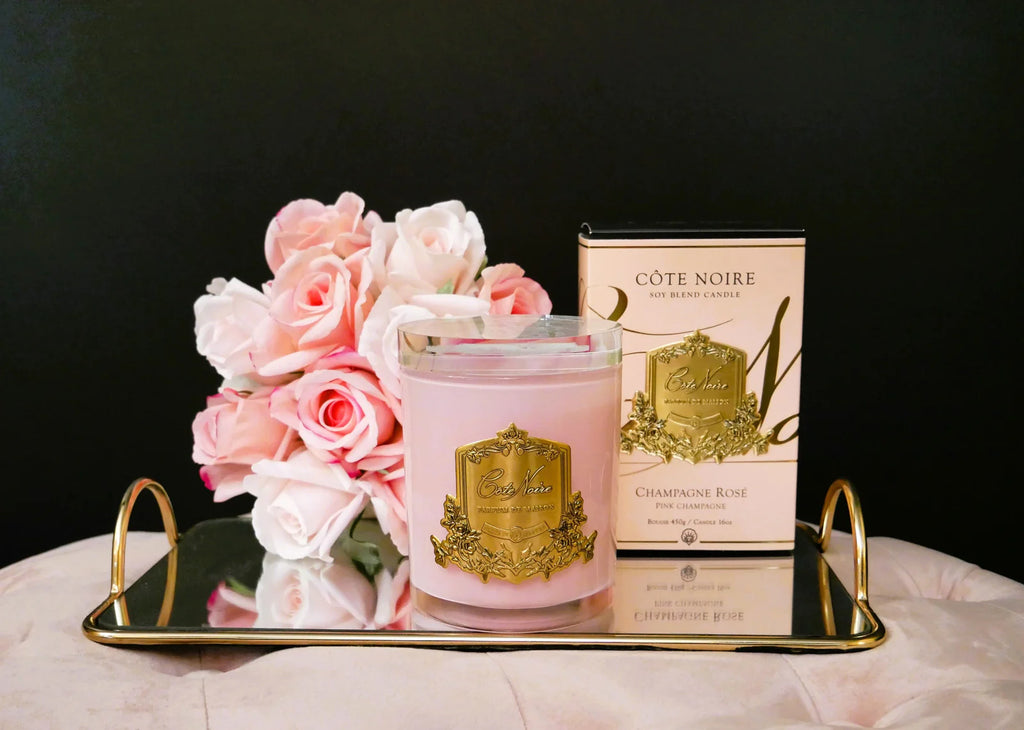 Pink Champagne luxury Candle