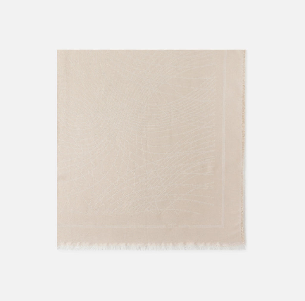 Ivory square scarf