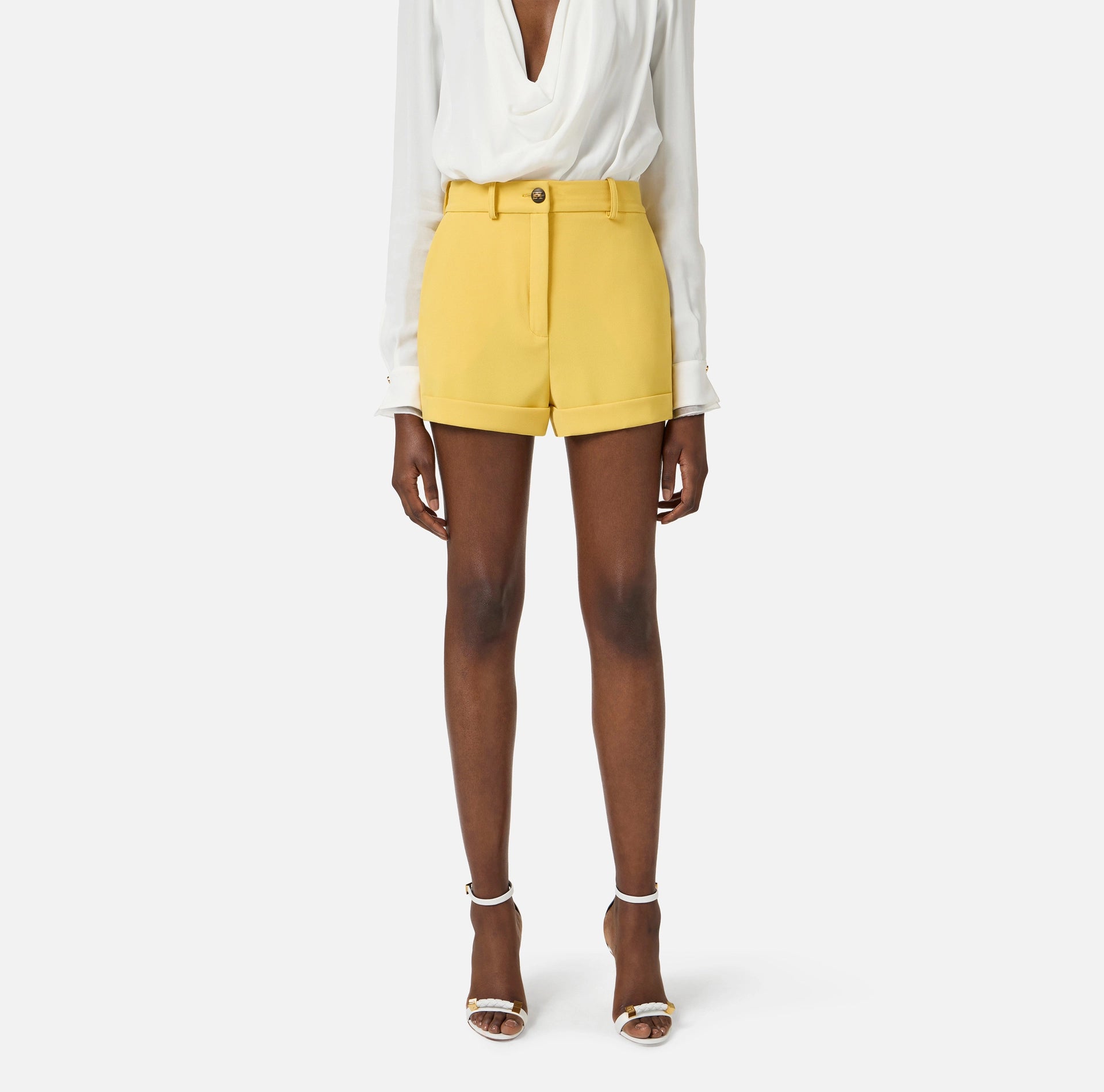 Yellow classic shorts