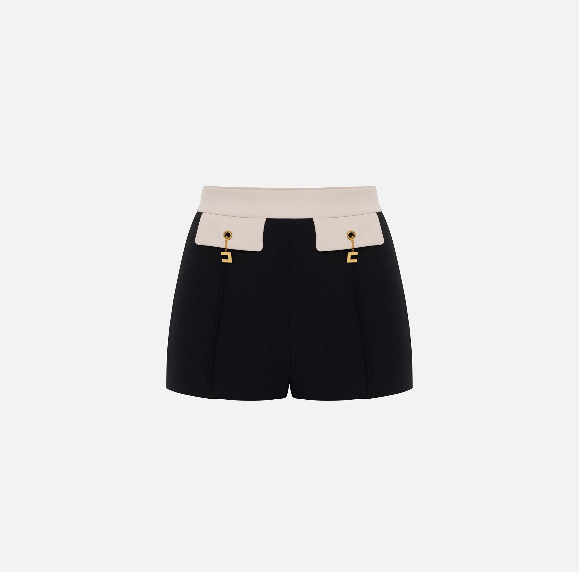 Black white shorts