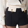 Black white shorts