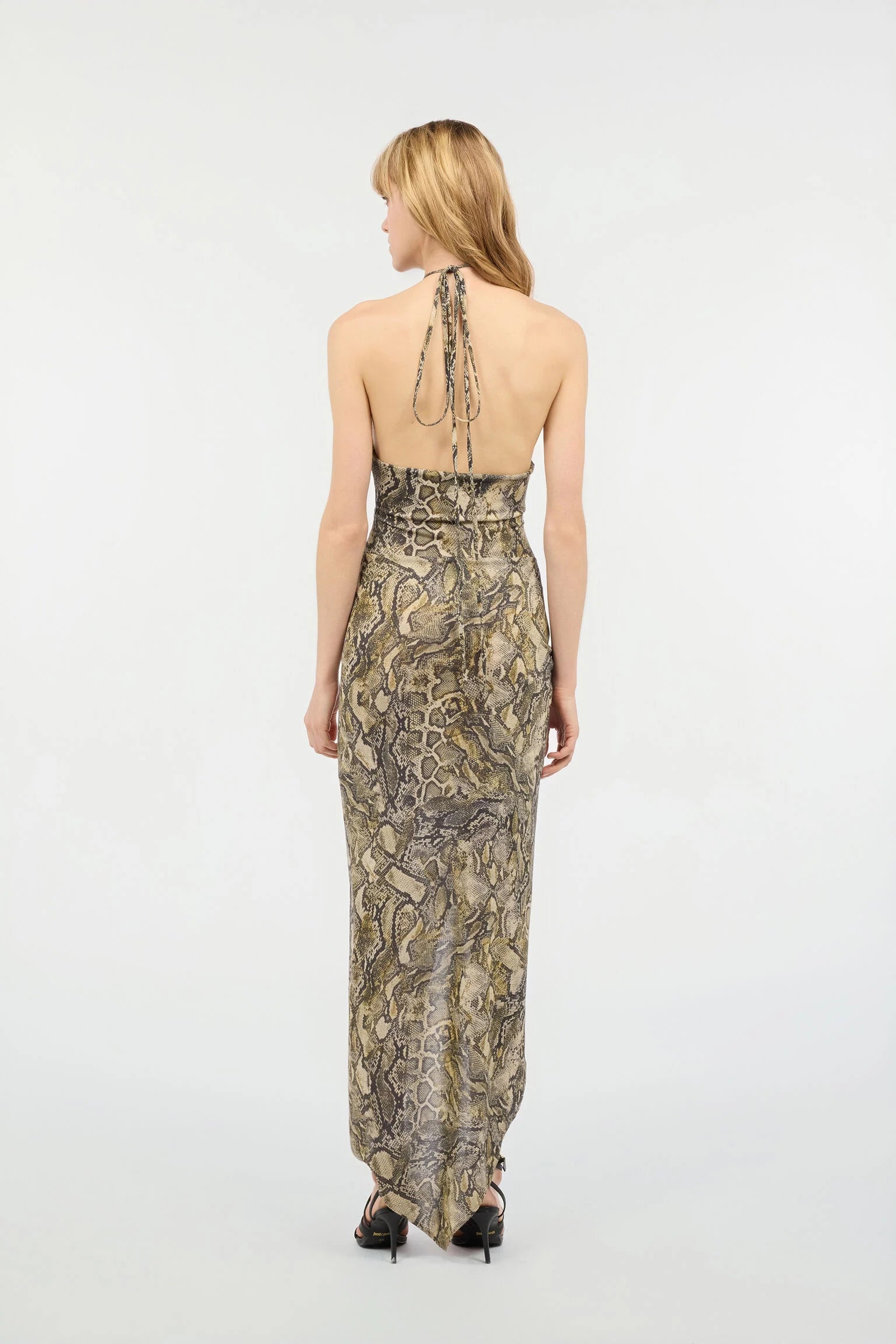 Python print midi halter dress