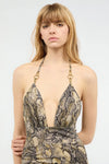 Python print midi halter dress
