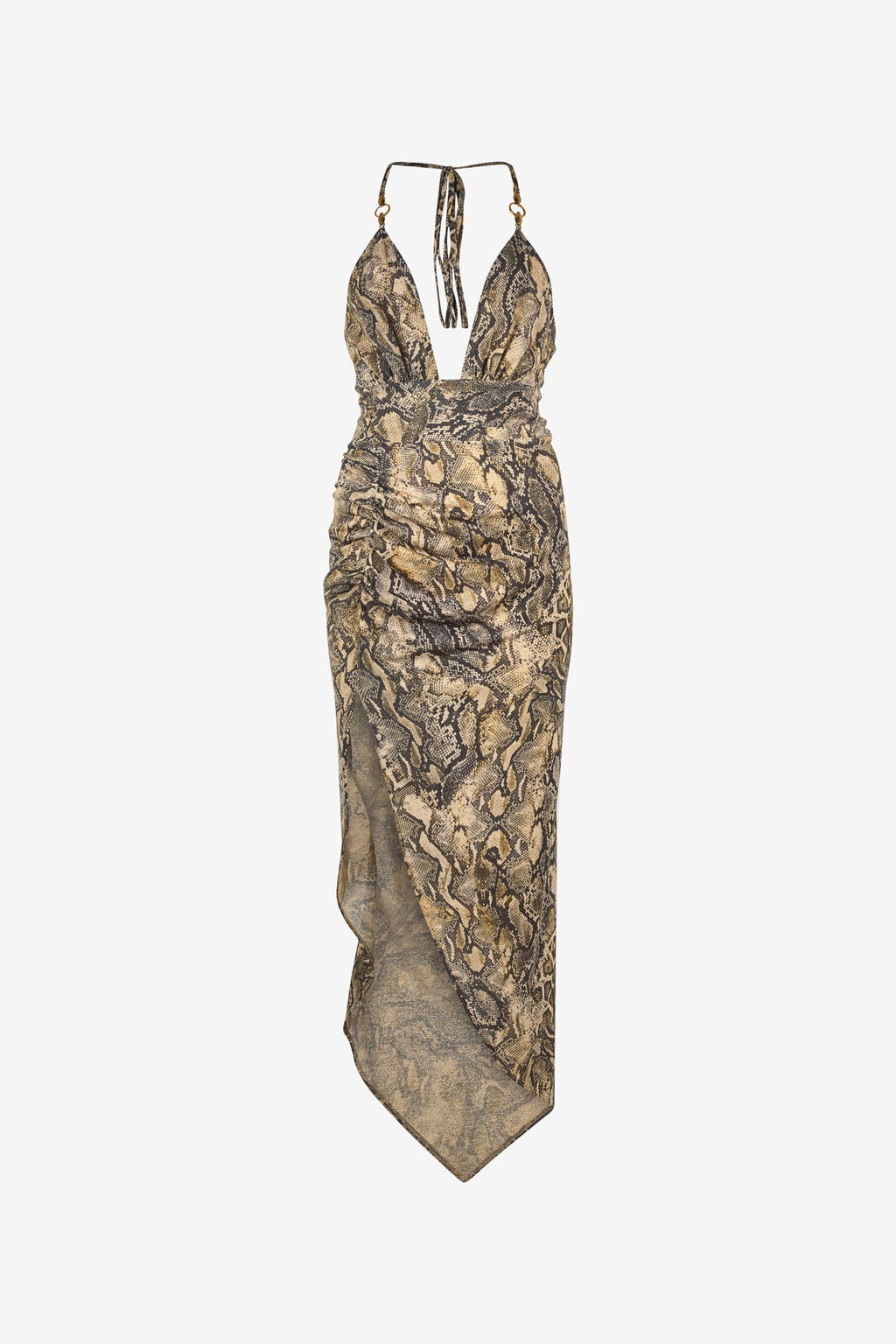 Python print midi halter dress