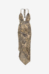 Python print midi halter dress