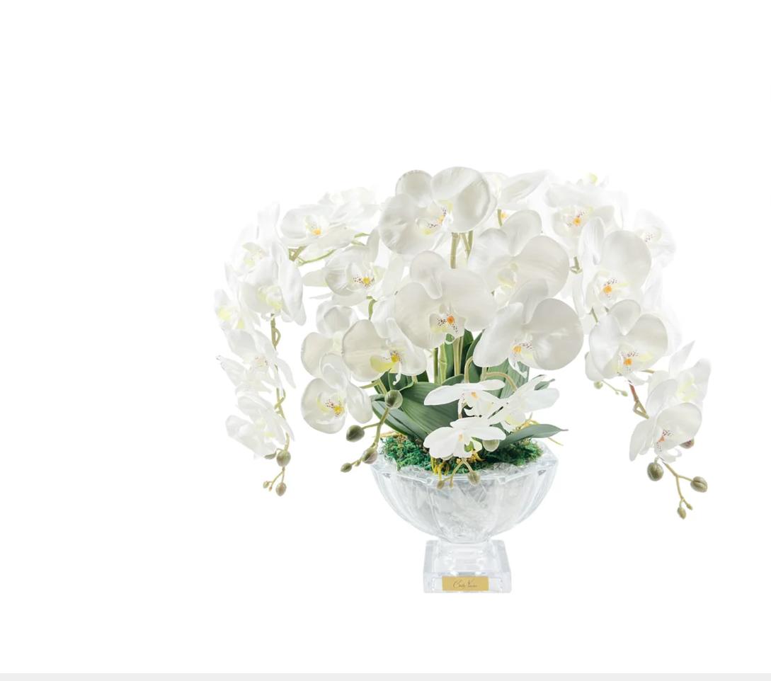 White orchids centerpiece diffuser – BU Club