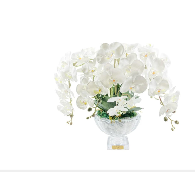 White orchids centerpiece diffuser