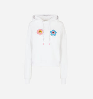 White daisy hoodie