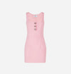 Pink stretchy cady dress