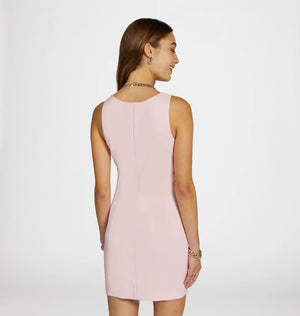 Pink stretchy cady dress