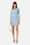 Baby Blue mini dress with sleeves