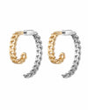 Gold/silver Chain Luna Earrings