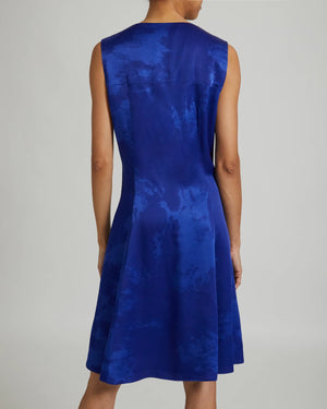 Royal Blue sleeveless short dress
