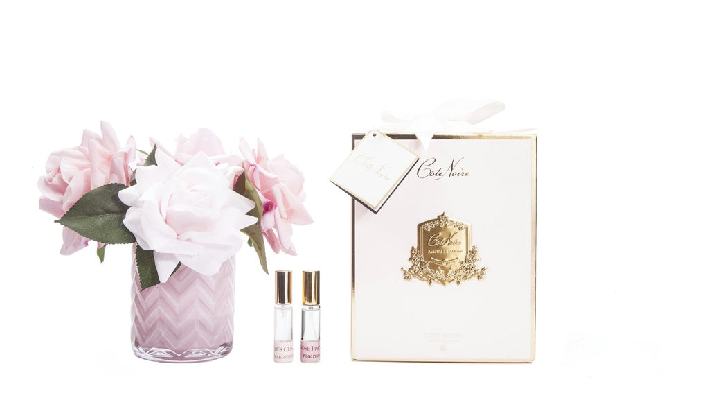 Pink Roses Herringbone Flower Diffuser