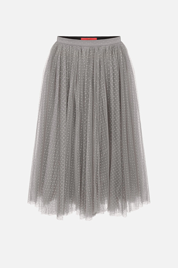 Grey tulle skirt