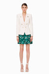 Ivory Blazer With Buttons