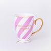 Blush Stripes Portofino Good Morning Gorgeous Mug