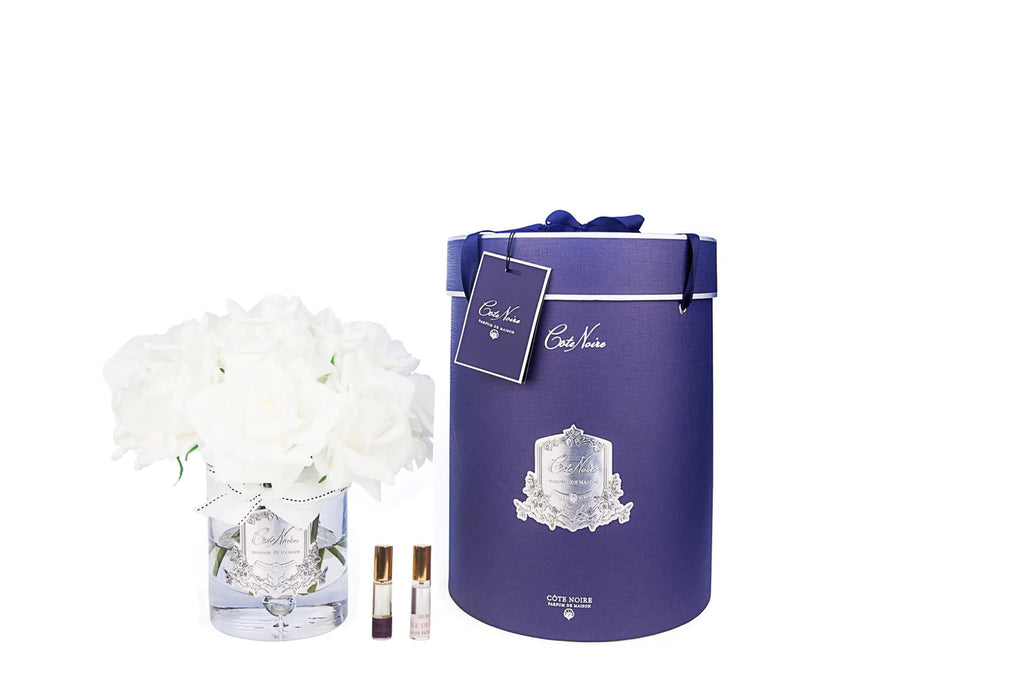 White luxury grand bouquet roses diffuser