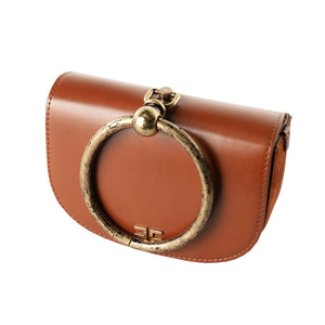 Cinnamon Small Bag with a Ring