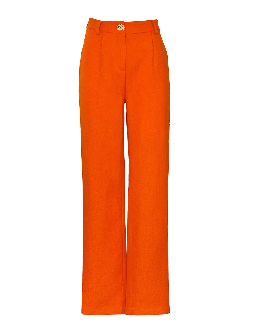 Orange high waisted pants