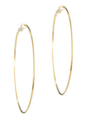 Gold Thin  Round Hoop