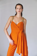 Orange top with