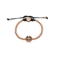 Rose Gold Four Leaf Clover Bracelet