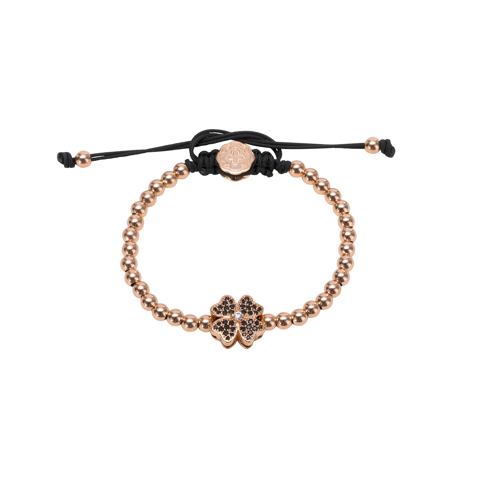 Rose Gold Four Leaf Clover Bracelet