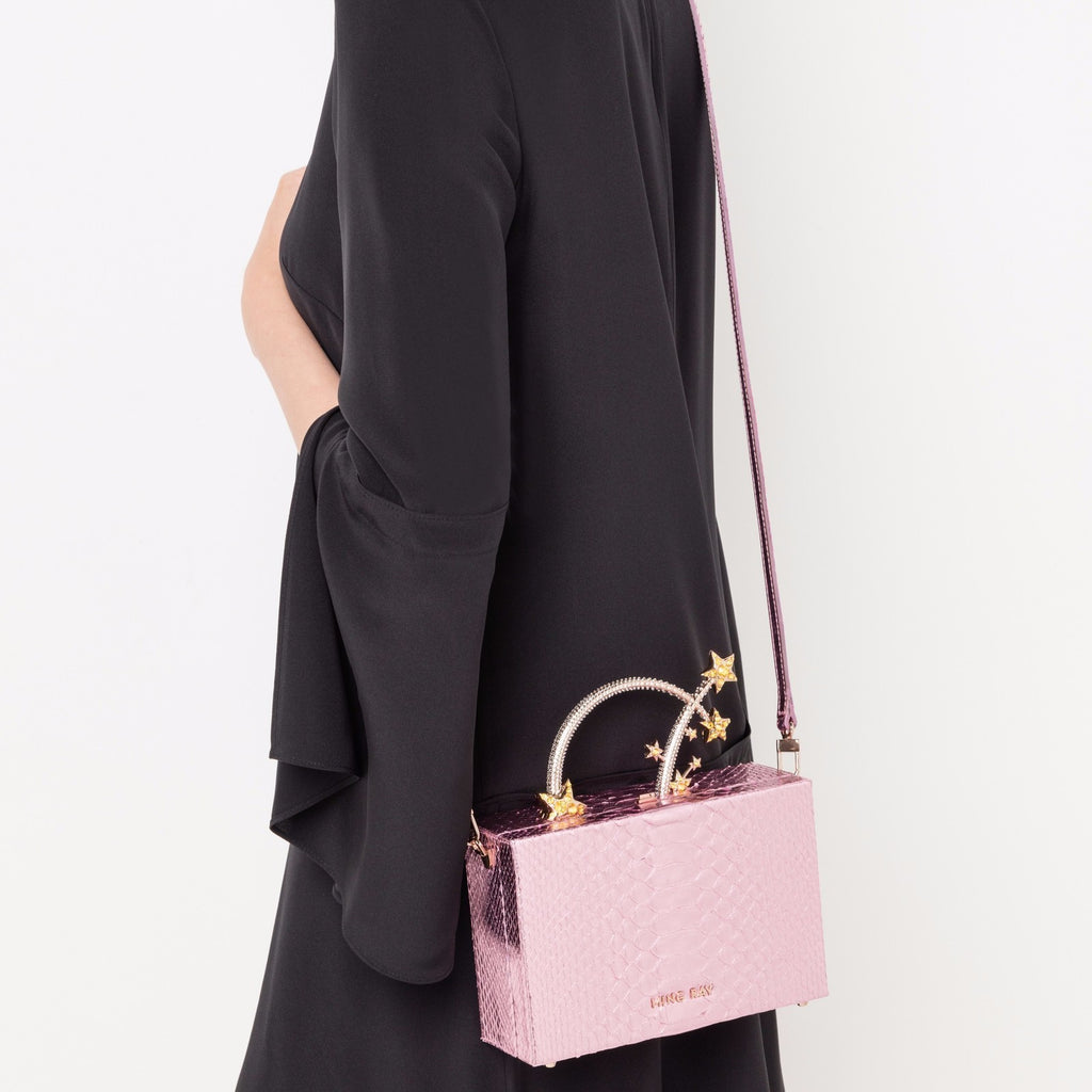 Pink Starburst Dione Box Bag