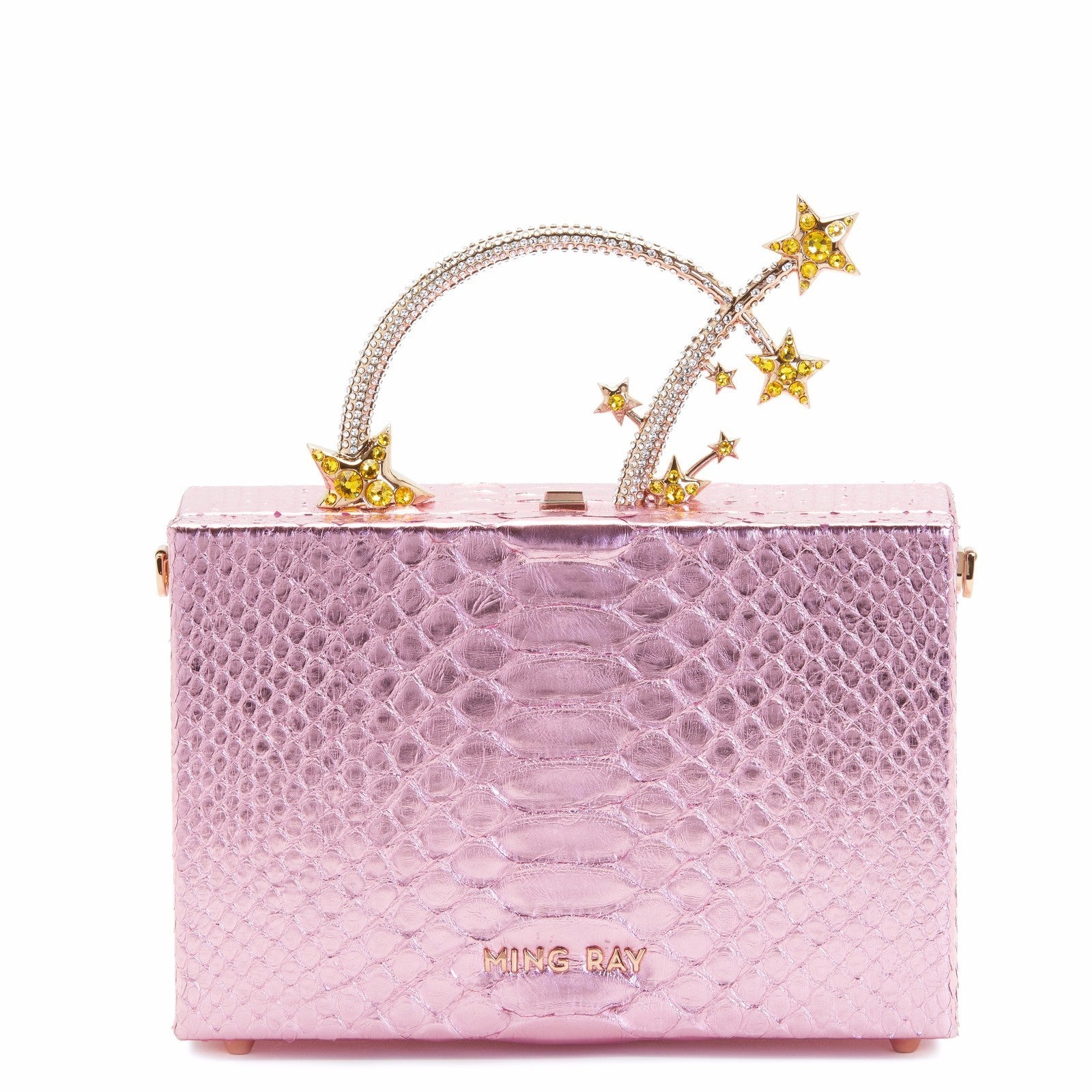 Pink Starburst Dione Box Bag
