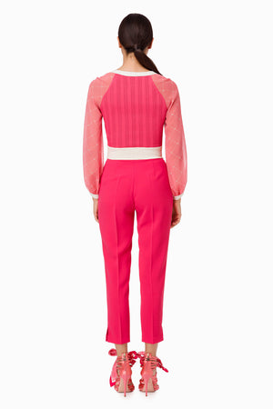 Bougainvillea  Pants with Slits and Pockets