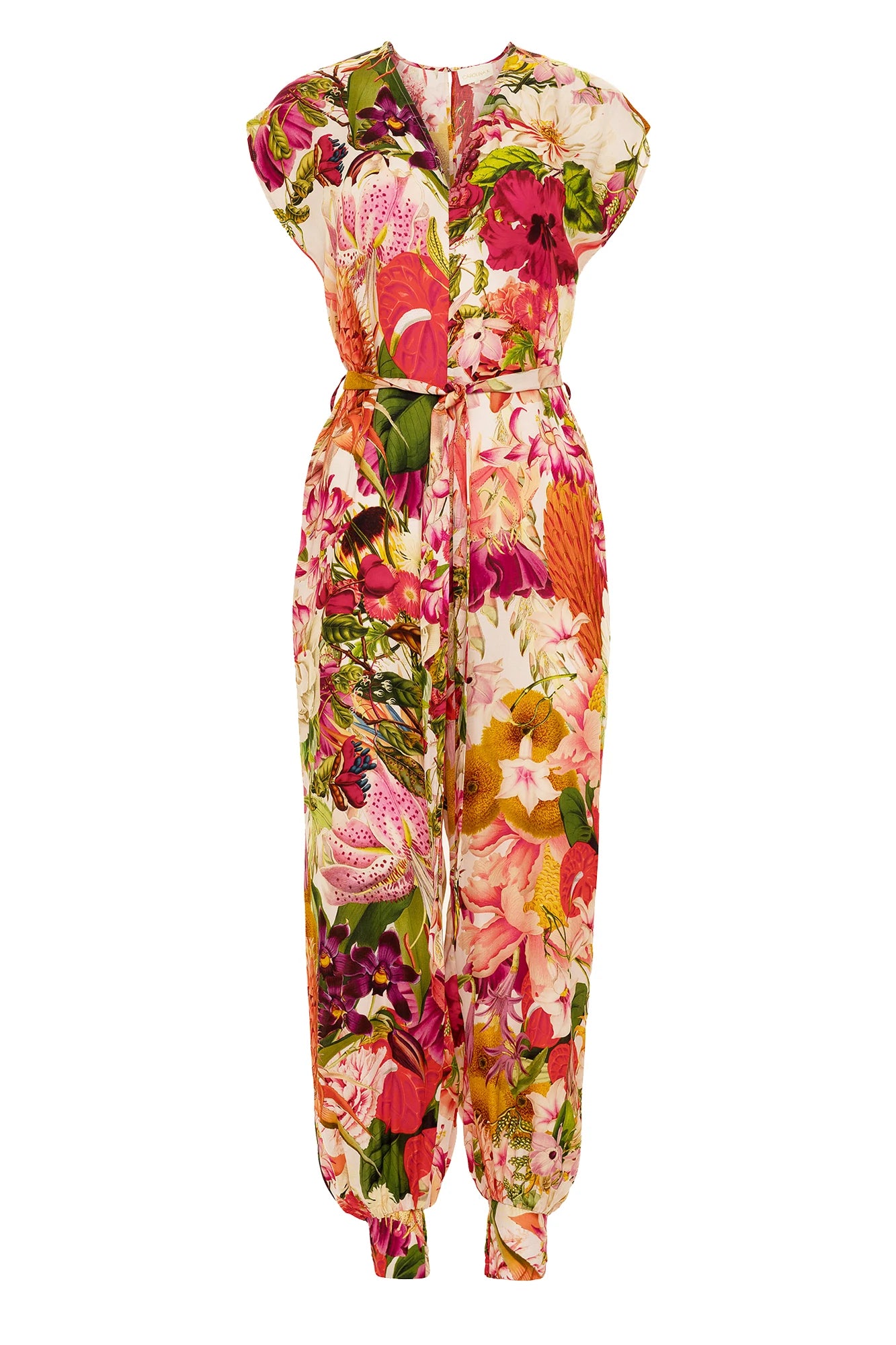 Garden print jumpsuit
