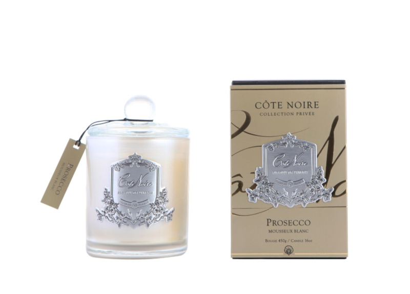 Silver Prosecco 100 hrs Ecowax Luxury Candle