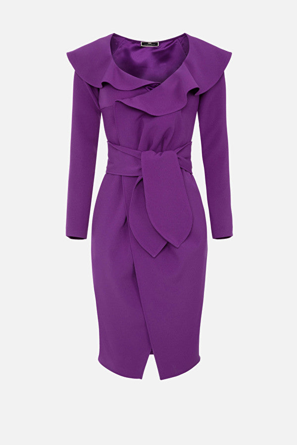 Grape draped wraparound Dress