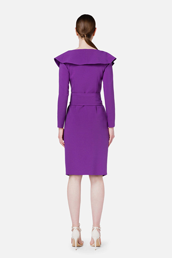Grape draped wraparound Dress