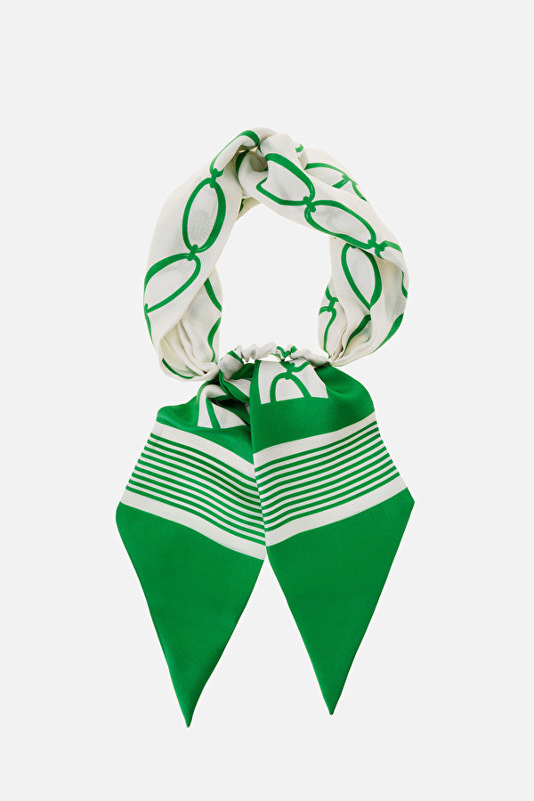 Ivory Green Hair Band