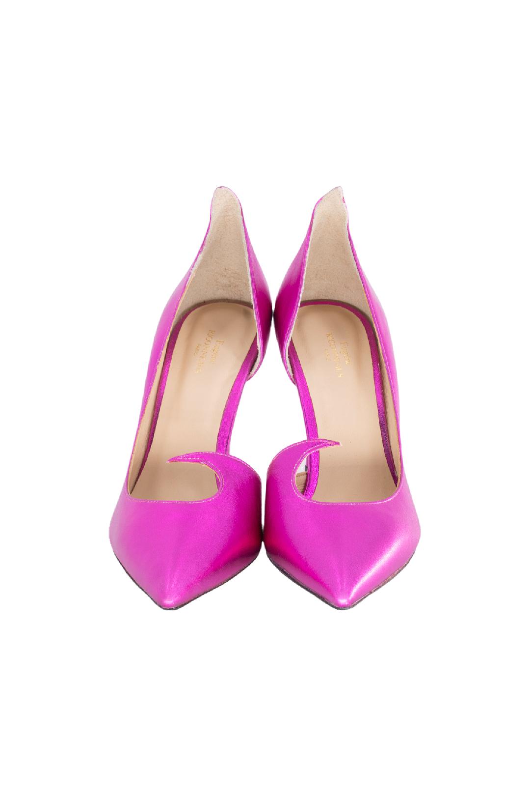 Barbie Pink Metallic D'orsay Pump