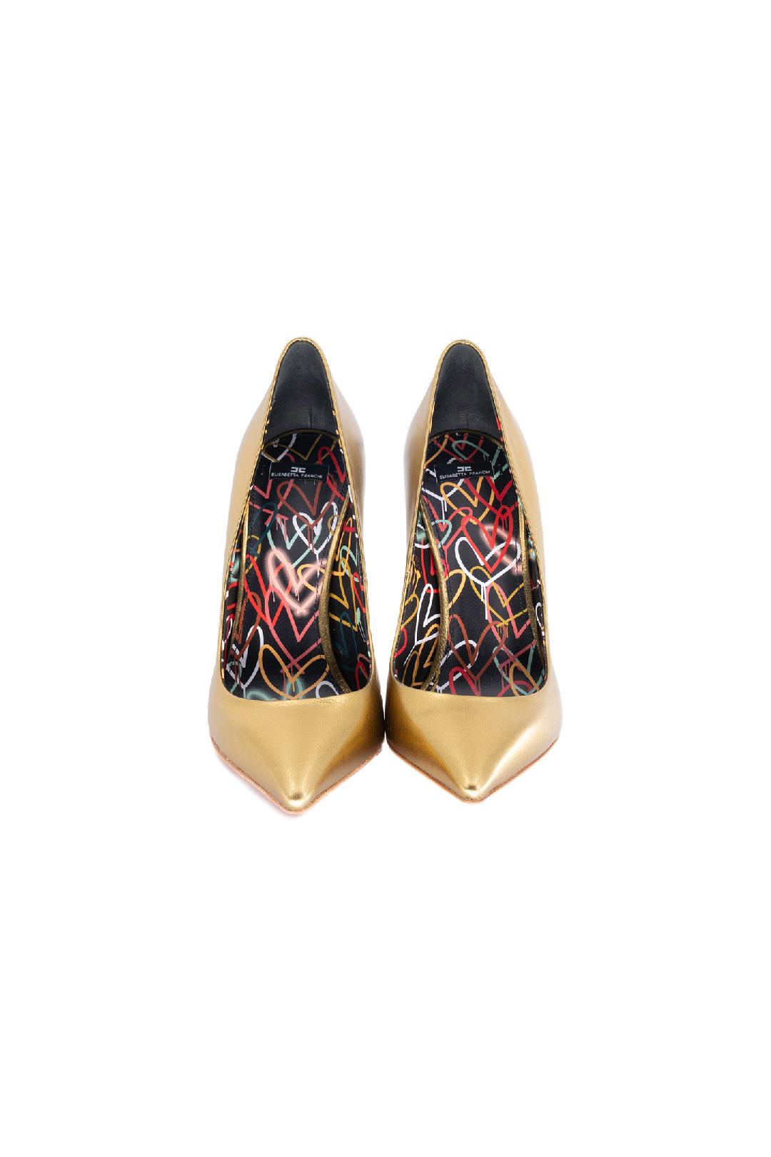 Avocado Metallic Pumps
