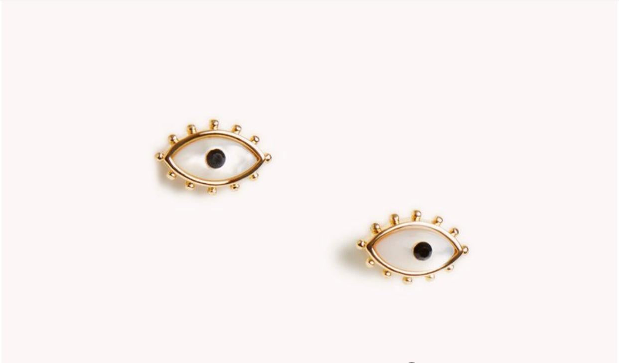 Evil Eye Stud Earrings