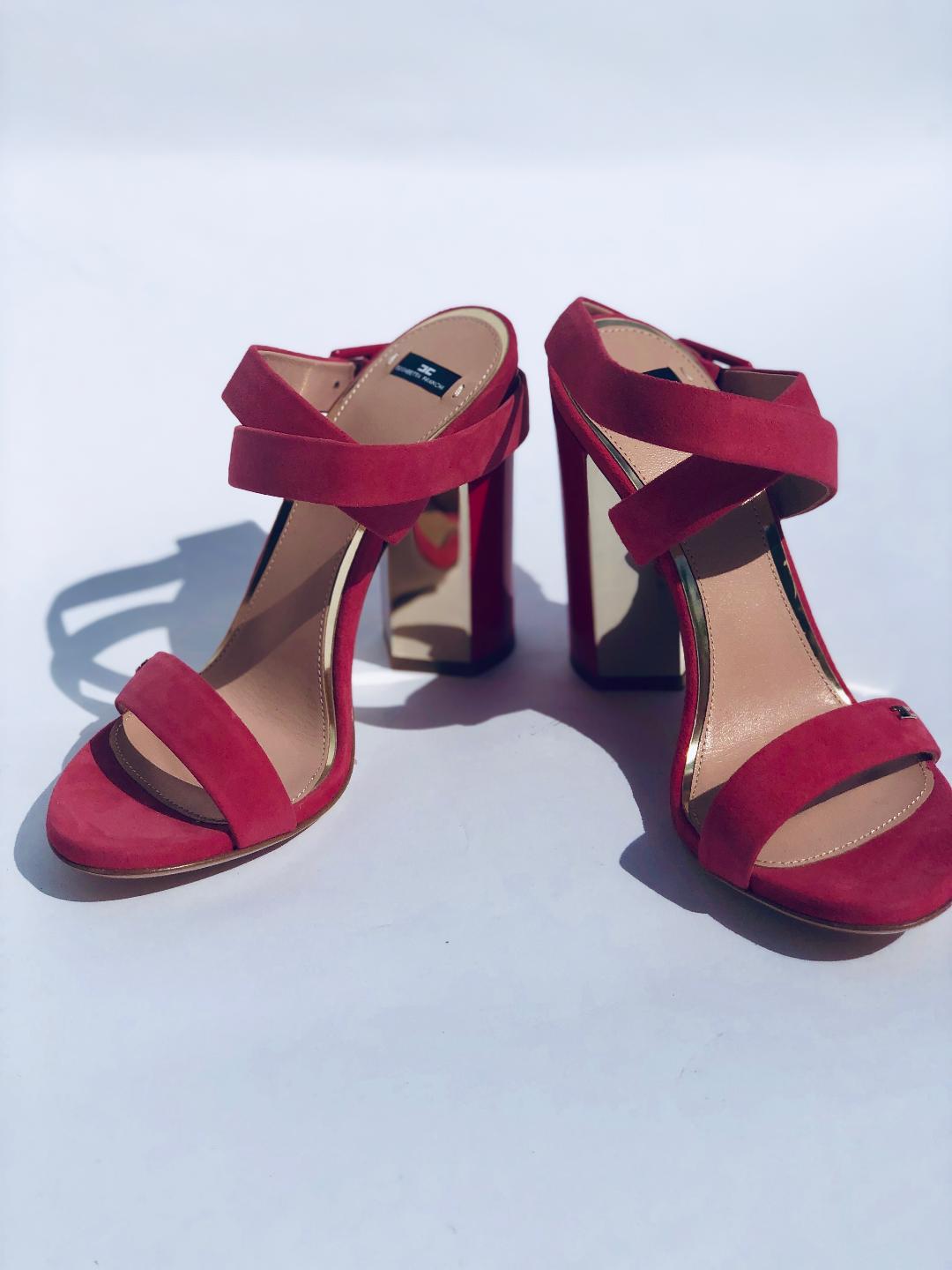Bougainvillea Column Heel Sandal
